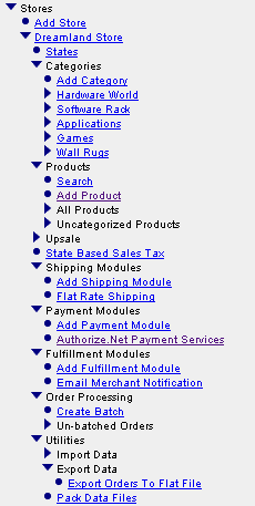 Miva Merchant Snapshot